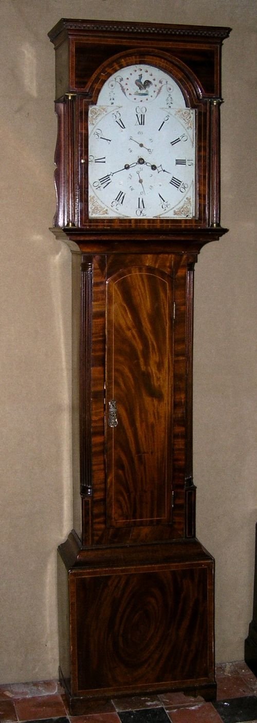 George III Mahogany 8 Day Longcase Clock